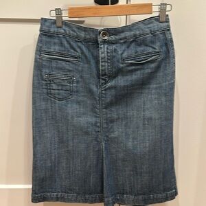 Level 99 Jean skirt with cute detail- size 29